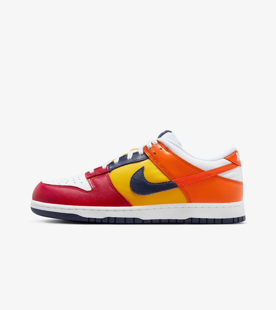 Date de sortie de la Dunk Low « Midnight Navy and Varsity Red »  (IB2051-400). Nike SNKRS